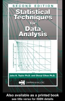 Statistical Techniques for Data Analysis, Second Edition