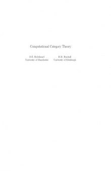 Computational Category Theory