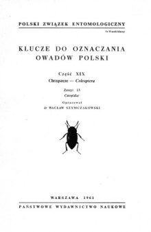 Część XIX - Coleoptera (zaplanowano 100 zeszytów) 13