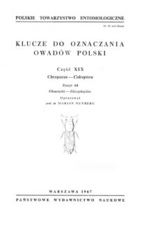 Część XIX - Coleoptera (zaplanowano 100 zeszytów) 64