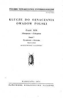 Część XIX - Coleoptera (zaplanowano 100 zeszytów) 7