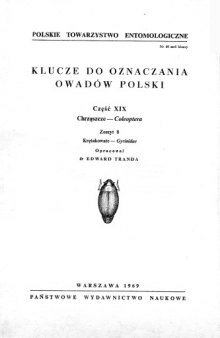 Część XIX - Coleoptera (zaplanowano 100 zeszytów) 8