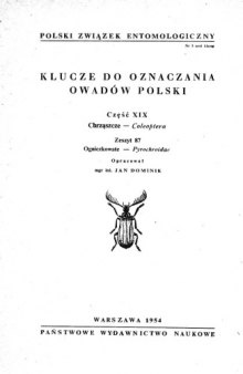 Część XIX - Coleoptera (zaplanowano 100 zeszytów) 87