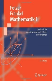 Mathematik 1: Lehrbuch fuer Ingenieurwissenschaften