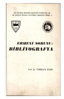 Ermeni Sorunu (Bibliyografya)