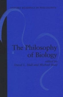 The Philosophy of Biology  