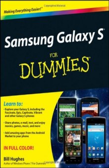 Samsung Galaxy S For Dummies (For Dummies (Computer/Tech))
