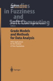 Grade Models and Methods for Data Analysis: With Applications for the Analysis of Data Populations
