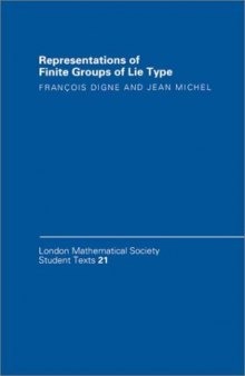 Representations of finite groups of Lie type