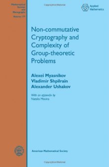 Non-commutative cryptography and complexity of group-theoretic problems