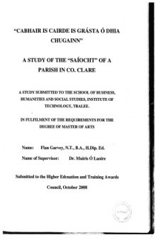 A study of the “Saíocht” of a parish in Co. Clare