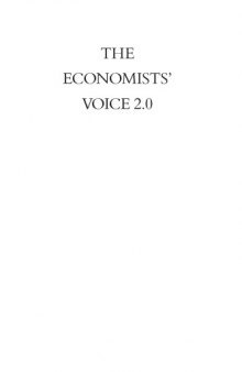 The Economists’ Voice 2.0: The Financial Crisis, Health Care Reform, and More