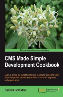 CMS Made Simple Development Cookbook