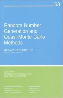 Random number generation and quasi-Monte Carlo methods