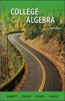 College Algebra, (Ninth Edition)  