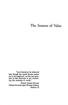 The sources of value