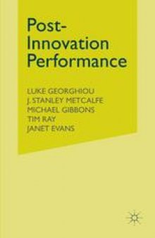 Post-Innovation Performance: Technological Development and Competition