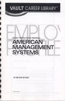 VEP: American Management Systems 2003 (Vault Employer Profile)