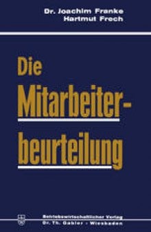 Die Mitarbeiterbeurteilung