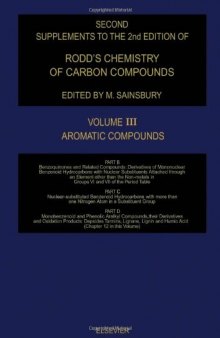 Chemistry of Carbon Compounds: 2nd Supplement to 2r.e v.3B, C, D