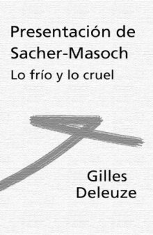Presentacion de Sacher-Masoch