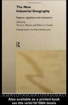 The New Industrial Geography: Regions, Regulation and Institutions (Routledge Studies in the Modern World Economy, 22)