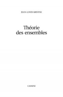 Théorie des ensembles