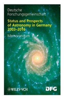 Status and Perspectives of Astronomy in Germany 2003-2016: Memorandum