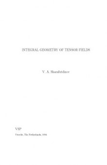 Integral geometry of tensor fields