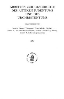 Studies in Early Jewish Epigraphy (Arbeiten zur Geschichte des Antiken Judentums und des Urchristentums, 21)