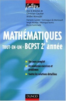 Mathématiques tout-en-un BCPST 2e année : Cours et exercices corrigés