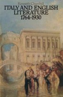 Italy and English Literature 1764–1930