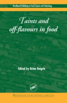 Taints and Off-flavours in Food (Woodhead Publishing in Food Science and Technology)