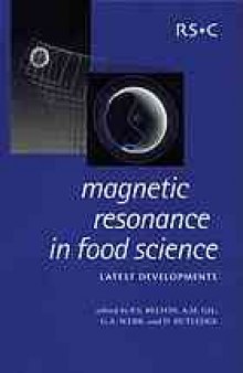 Magnetic Resonance in Food Science - Latest Developments