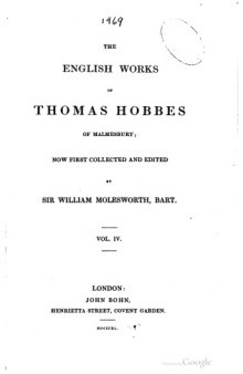 The English works of Thomas Hobbes of Malmesbury-04 
