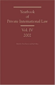 Yearbook of Private International Law: Volume IV, 2002