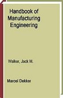 Handbook of manufacturing engineering