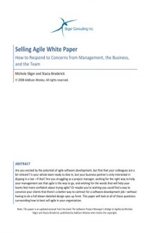 Selling Agile White Paper