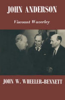John Anderson: Viscount Waverley