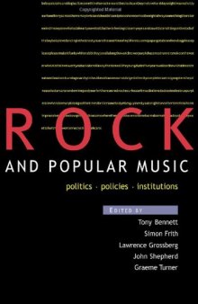 Rock and Popular Music: Politics, Policies, Instruments (Culture)