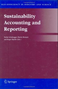 Sustainability Accounting and Reporting (Eco-Efficiency in Industry and Science)