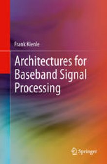 Architectures for Baseband Signal Processing