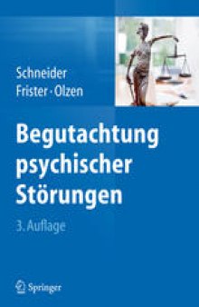 Begutachtung psychischer Störungen