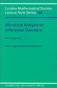 Microlocal Analysis for Differential Operators: An Introduction