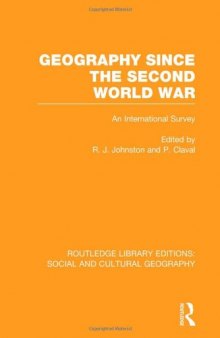 Geography Since the Second World War