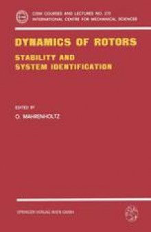 Dynamics of Rotors: Stability and System Identification