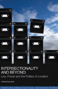 Law, Power and the Politics of Subjectivity: Intersectionality and Beyond (Social Justice)