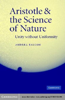 Falcon - Aristotle and the science of nature