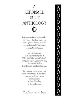 A Reformed Druid Anthology (Illustrated) (1996)