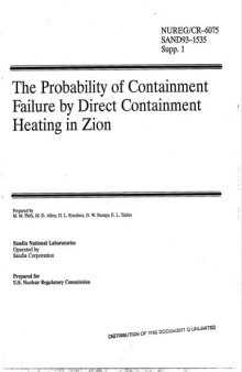 The probability of containment failure by direct containment heating in Zion